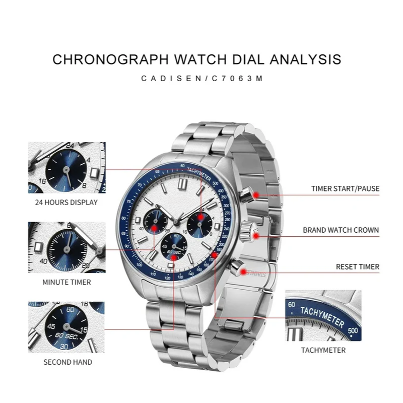 Men’s Quartz Chronograph Business Watch
