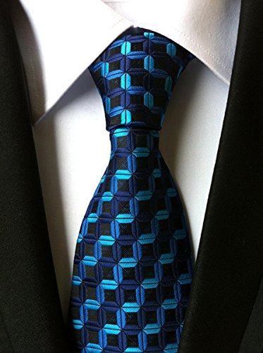 WeiShang Lot 6 PCS Classic Men's Silk Tie Necktie Woven JACQUARD Neck Ties