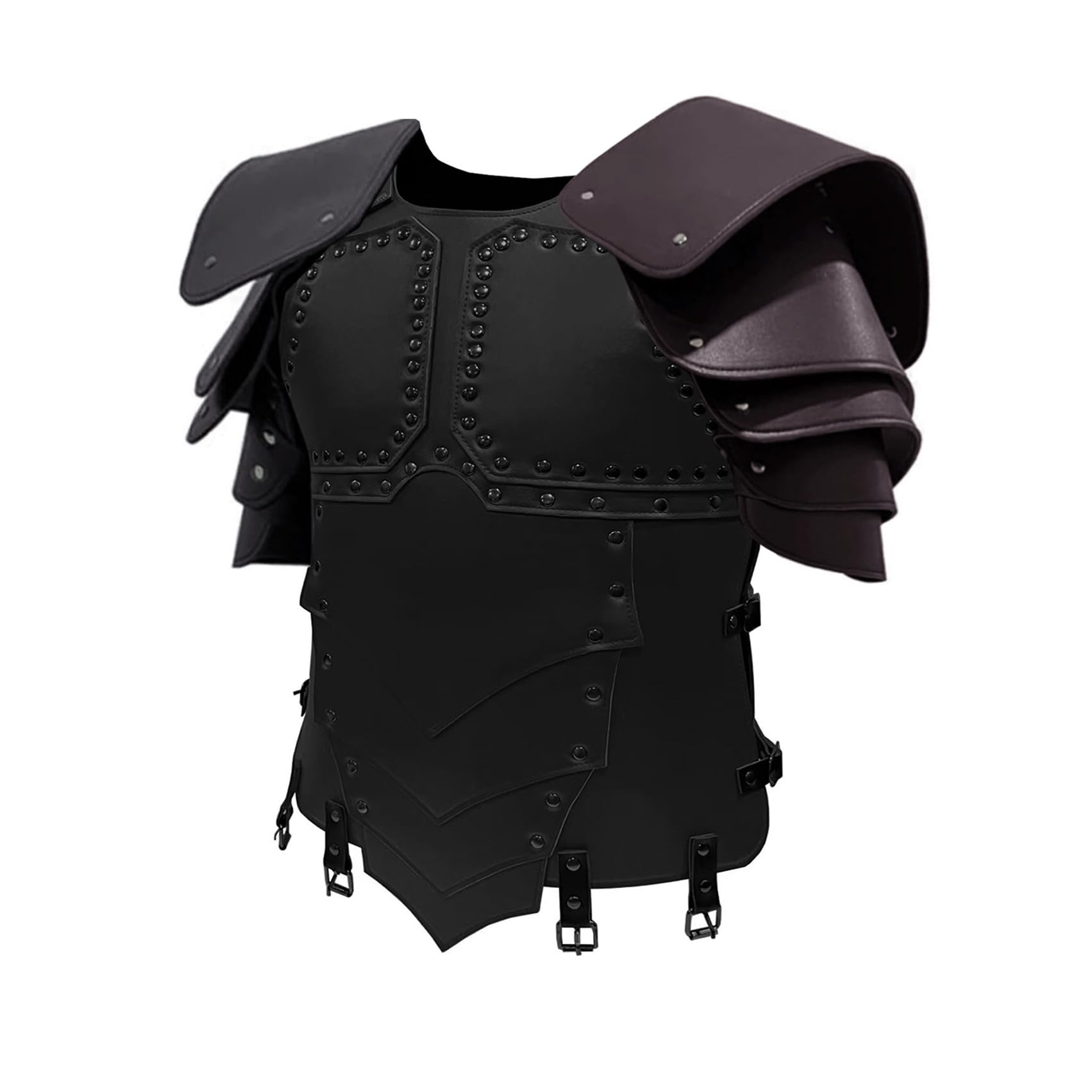 Deluxe Medieval Chest Armor Viking Warrior Adjustable Leather Armour Breastplate Costume for LARP Party Halloween Cosplay