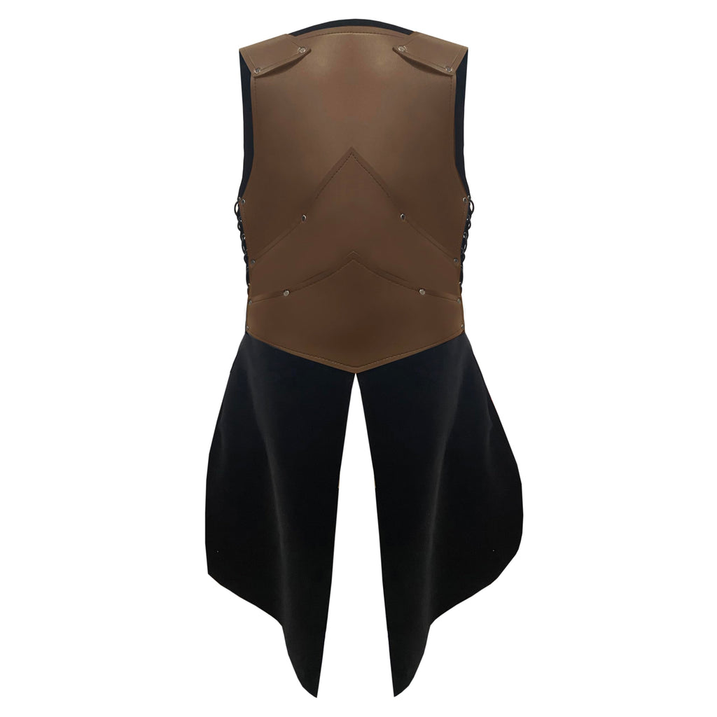 Deluxe Medieval Chest Armor Viking Warrior Adjustable Leather Armour Breastplate Costume for LARP Party Halloween Cosplay