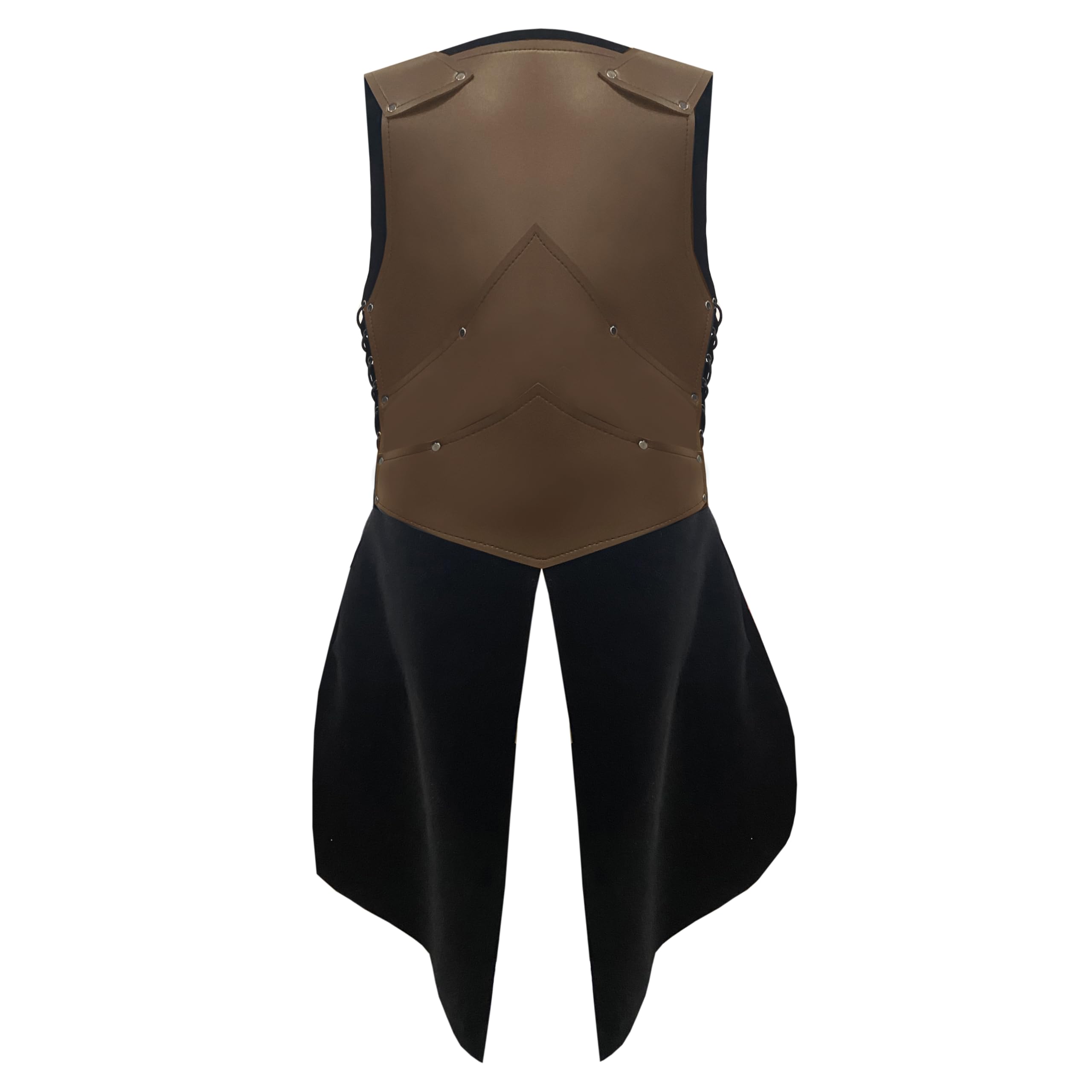 Deluxe Medieval Chest Armor Viking Warrior Adjustable Leather Armour Breastplate Costume for LARP Party Halloween Cosplay