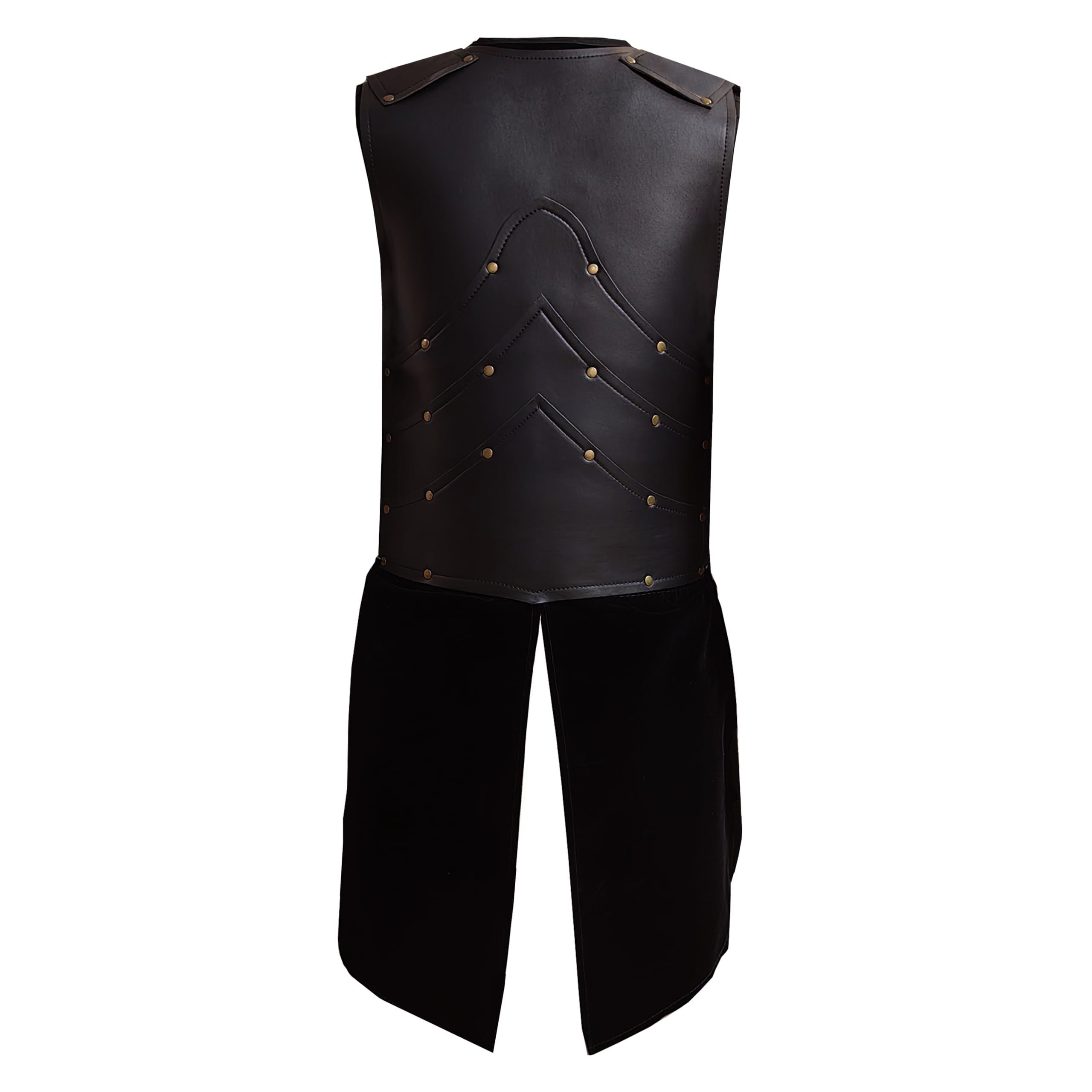 Deluxe Medieval Chest Armor Viking Warrior Adjustable Leather Armour Breastplate Costume for LARP Party Halloween Cosplay