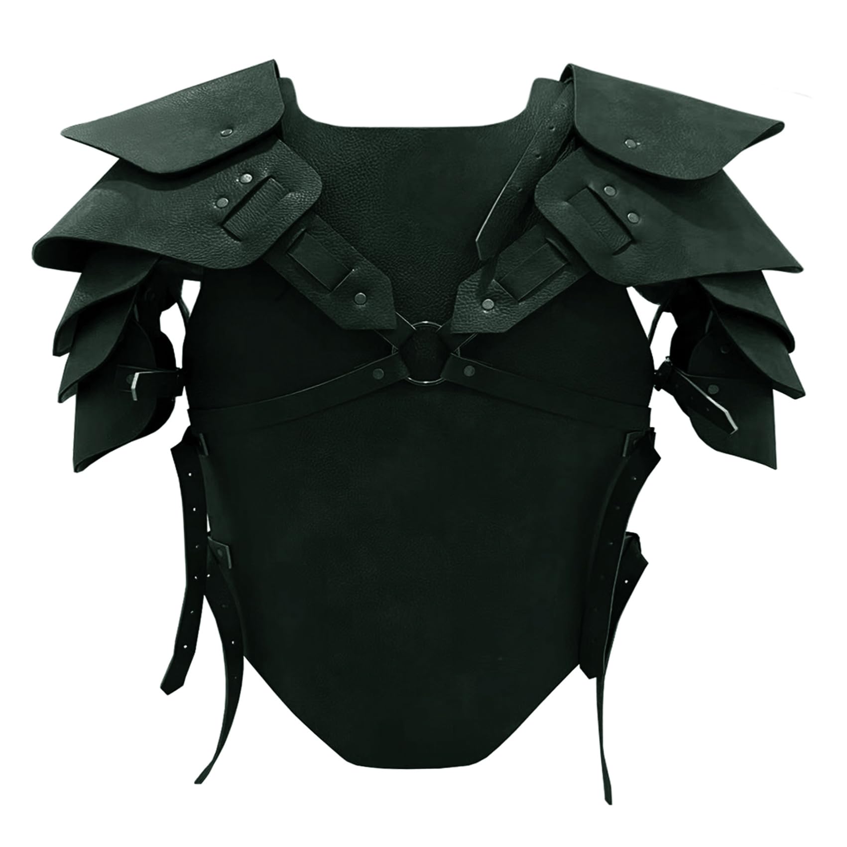 Deluxe Medieval Chest Armor Viking Warrior Adjustable Leather Armour Breastplate Costume for LARP Party Halloween Cosplay