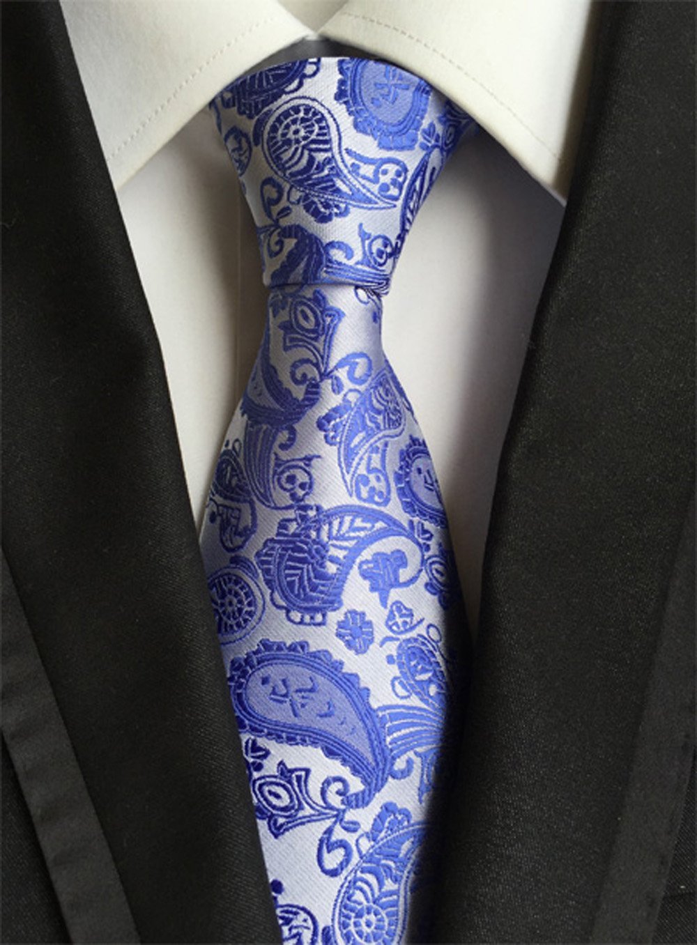 WeiShang Lot 6 PCS Classic Men's Silk Tie Necktie Woven JACQUARD Neck Ties