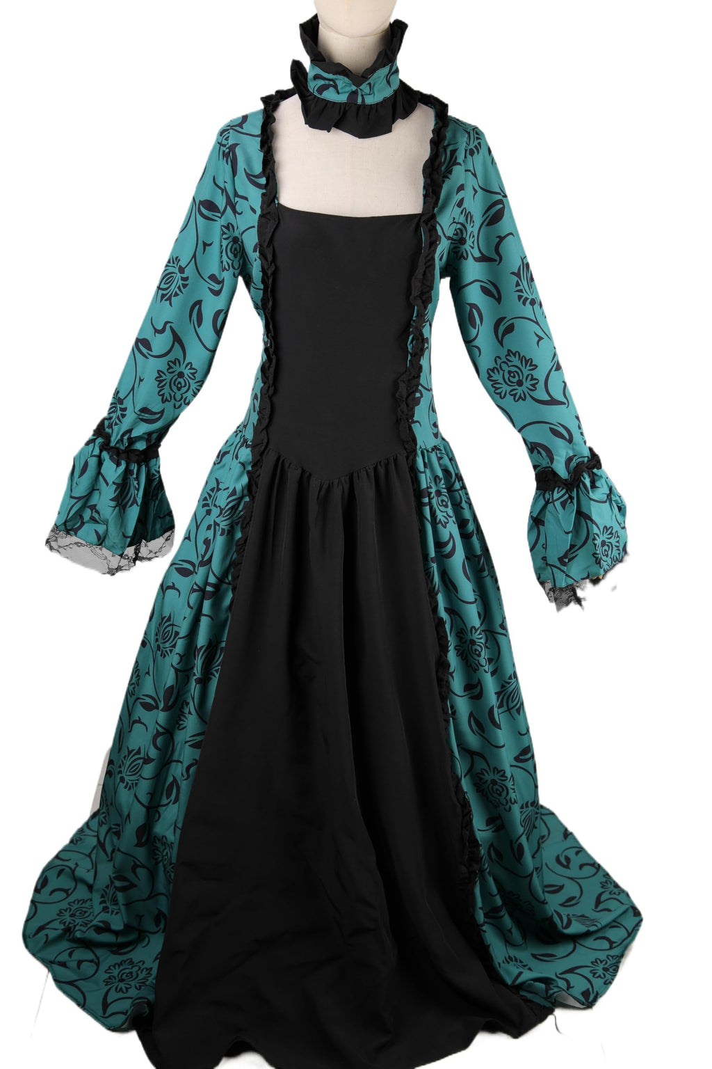 STIOEDYUAN Women Rococo Ball Gown Vintage Court Medieval Cosplay Square Neck Masquerade Theme Dresses