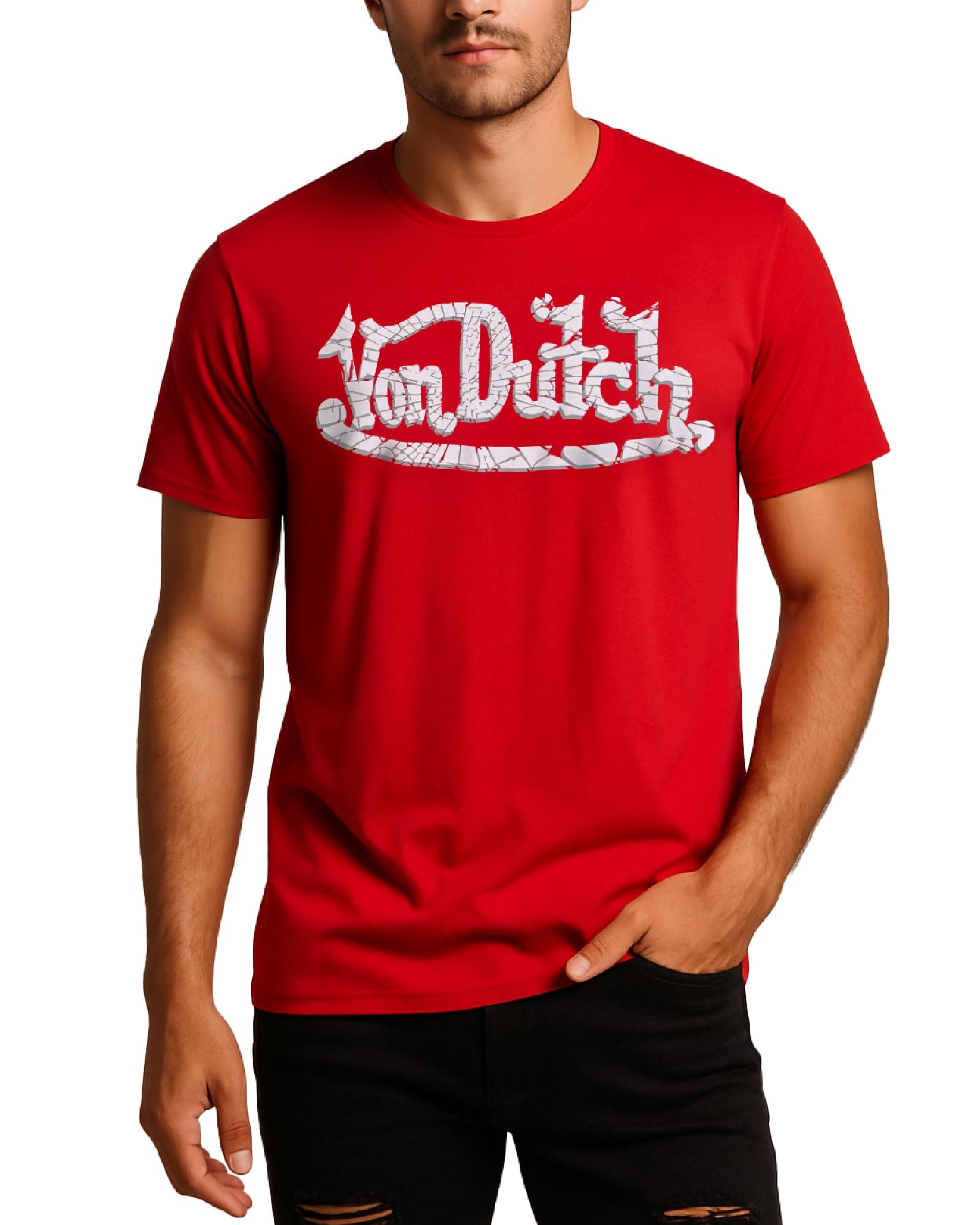 Von Dutch Vintage Graphic Tees for Men and Women - Unisex Y2K Clothes Classic Retro Streetwear Shirts (Sizes: S-XL)