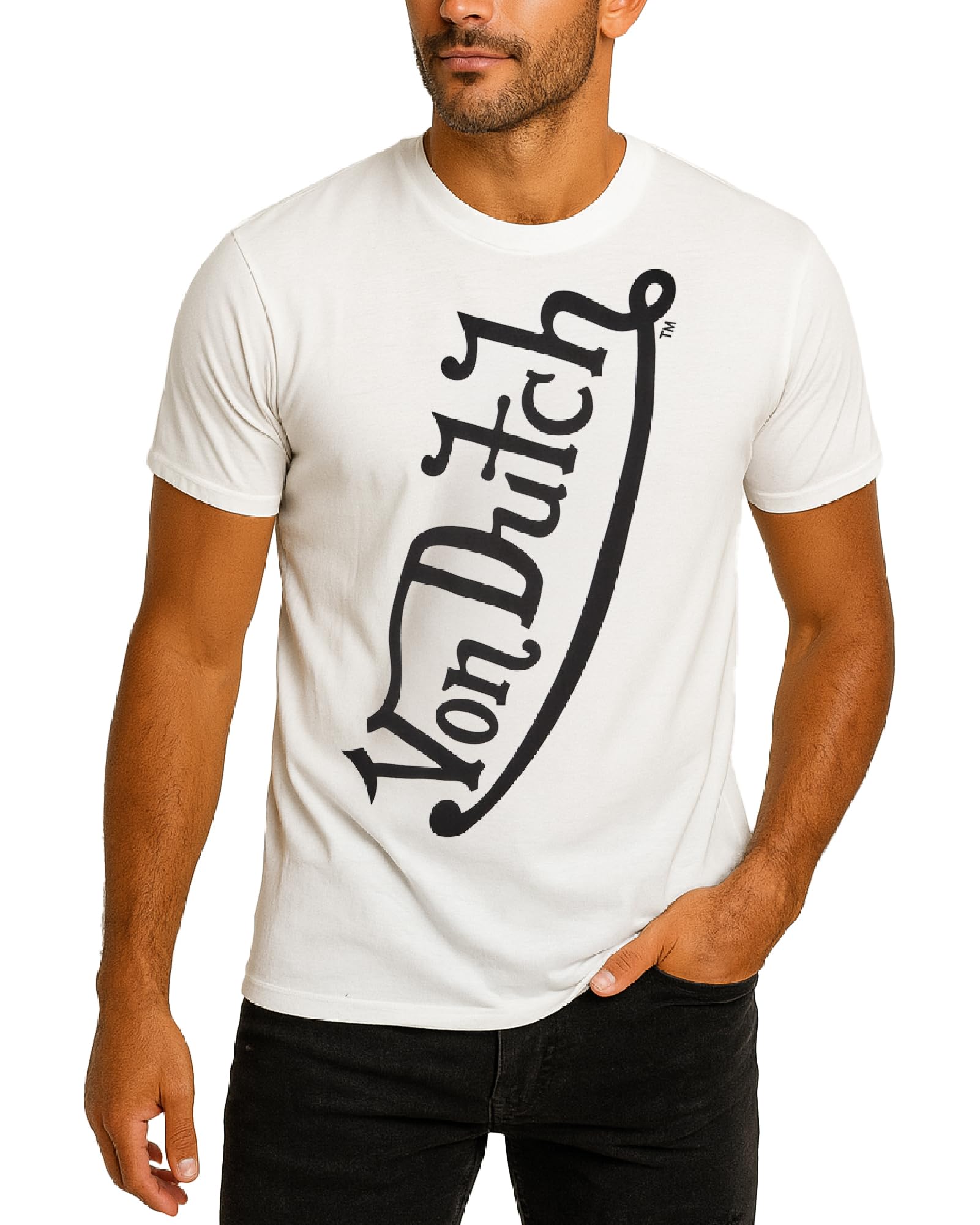 Von Dutch Vintage Graphic Tees for Men and Women - Unisex Y2K Clothes Classic Retro Streetwear Shirts (Sizes: S-XL)