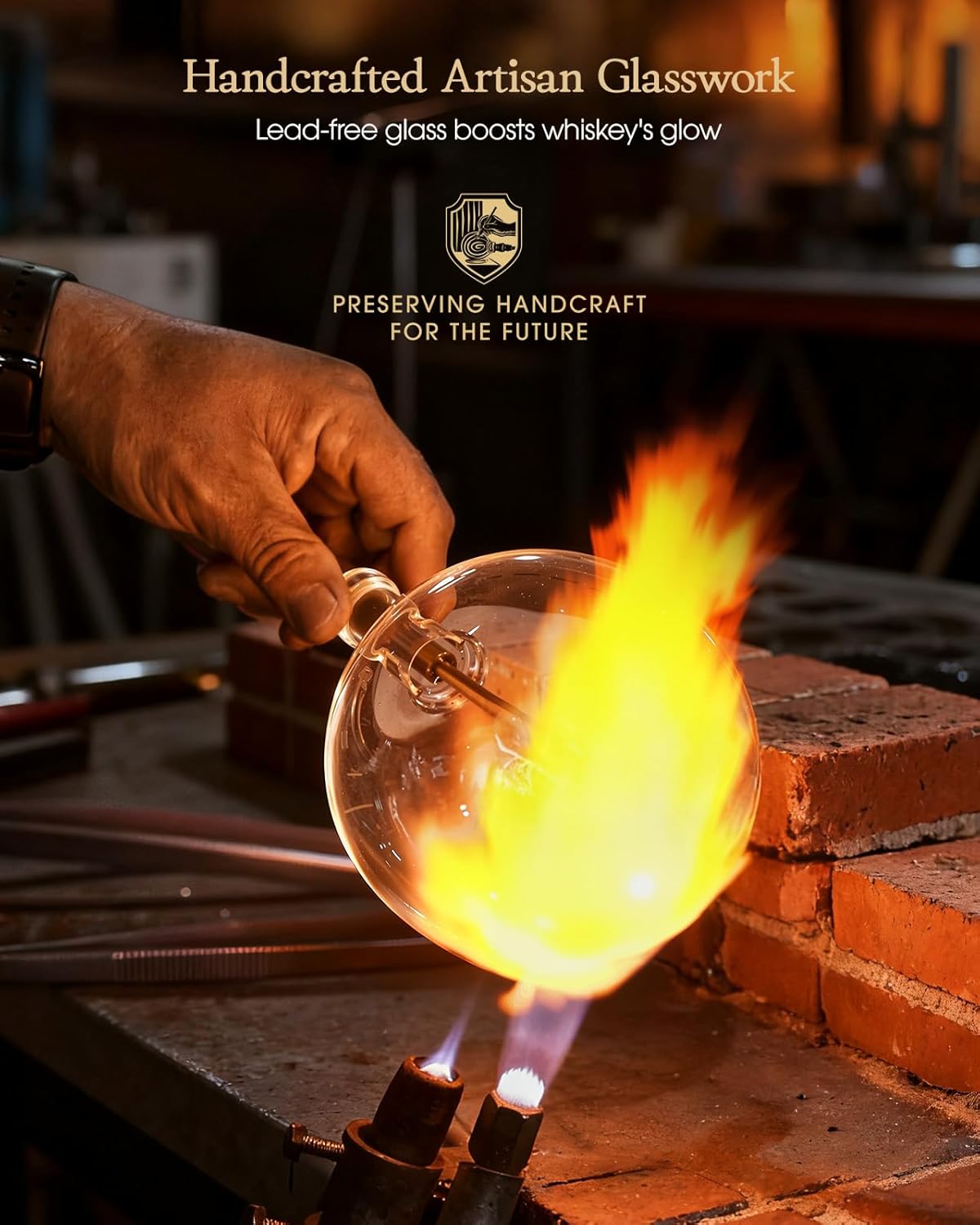 Gifts for Men Dad Christmas, Kollea Globe Whiskey Decanter Set with Space Rocket Inside, 7 Colors Led Liquor Decanter, Cool Gifts for Husband Brother Whiskey Lover, for Birthday Anniversary Home Bar