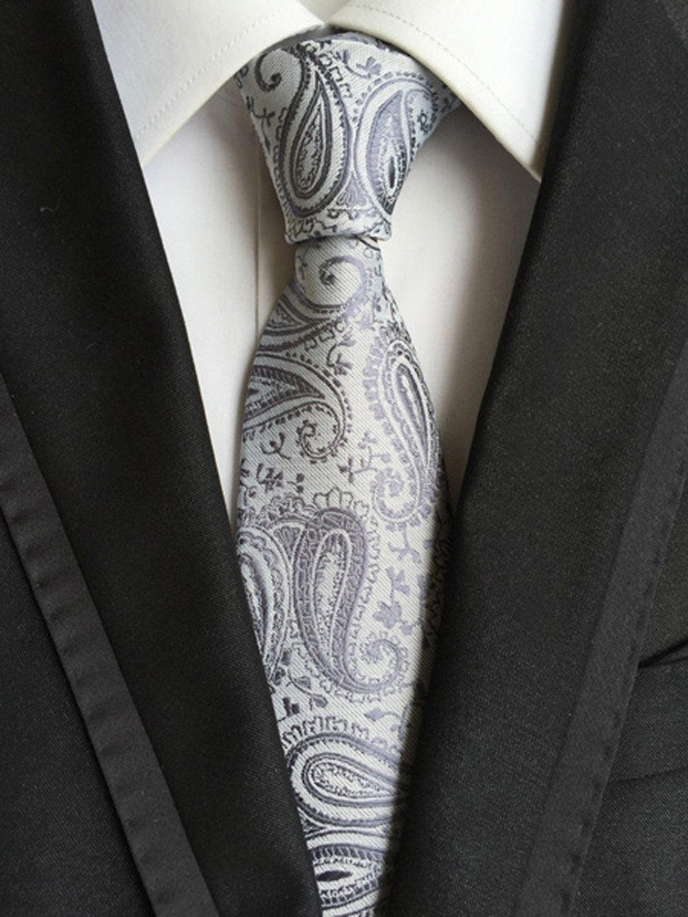 WeiShang Lot 6 PCS Classic Men's Silk Tie Necktie Woven JACQUARD Neck Ties