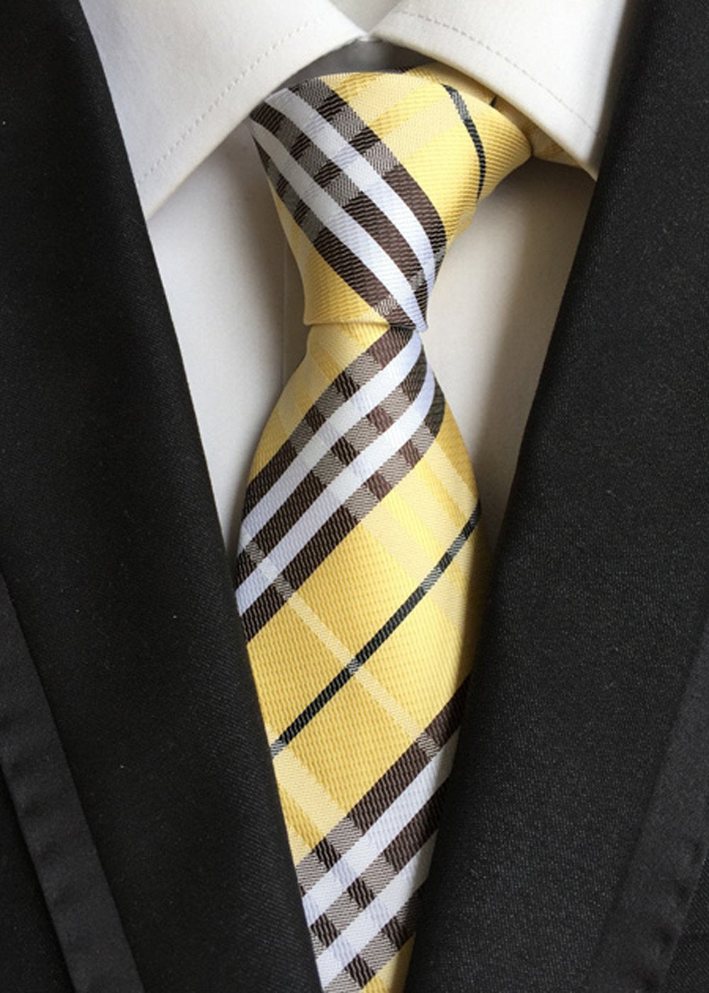 WeiShang Lot 6 PCS Classic Men's Silk Tie Necktie Woven JACQUARD Neck Ties