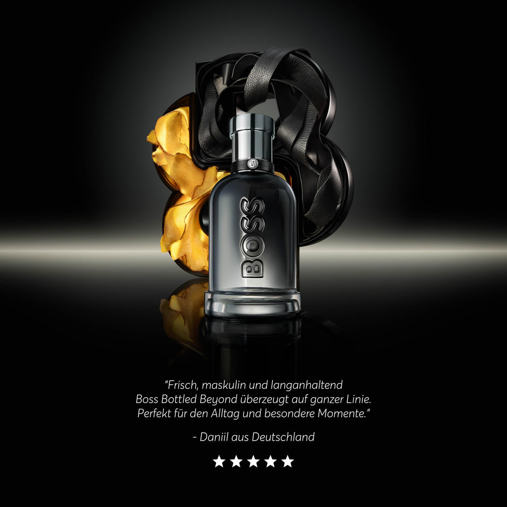 Hugo Boss Bottled Beyond Eau de Parfum – Woody Men's Cologne – With Notes of Ginger & Leather – Long Lasting Fragrance