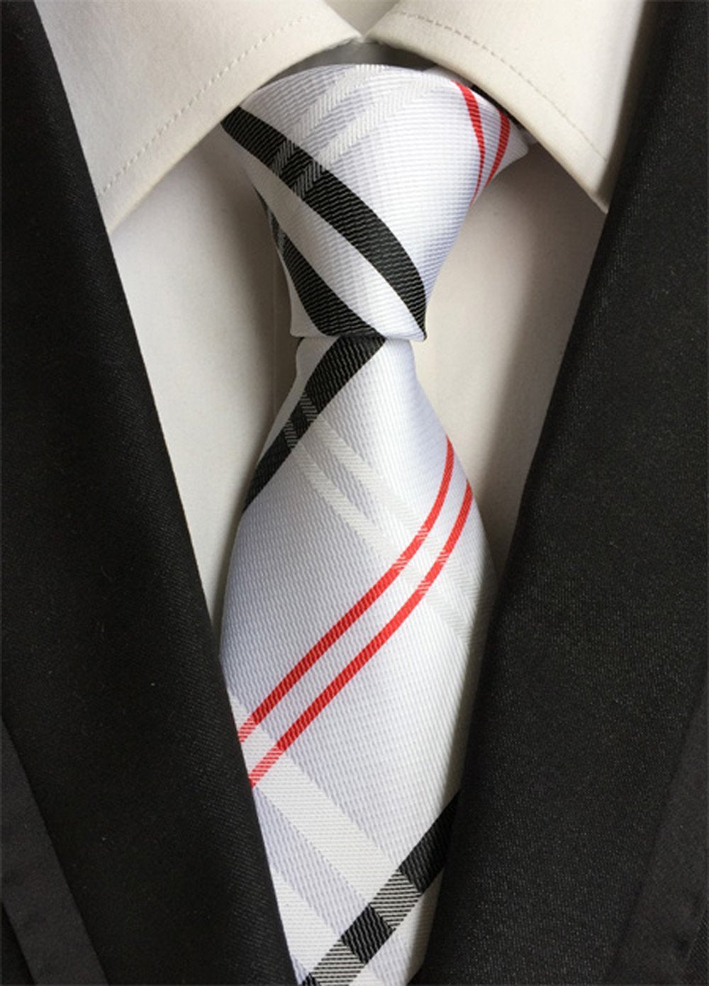 WeiShang Lot 6 PCS Classic Men's Silk Tie Necktie Woven JACQUARD Neck Ties