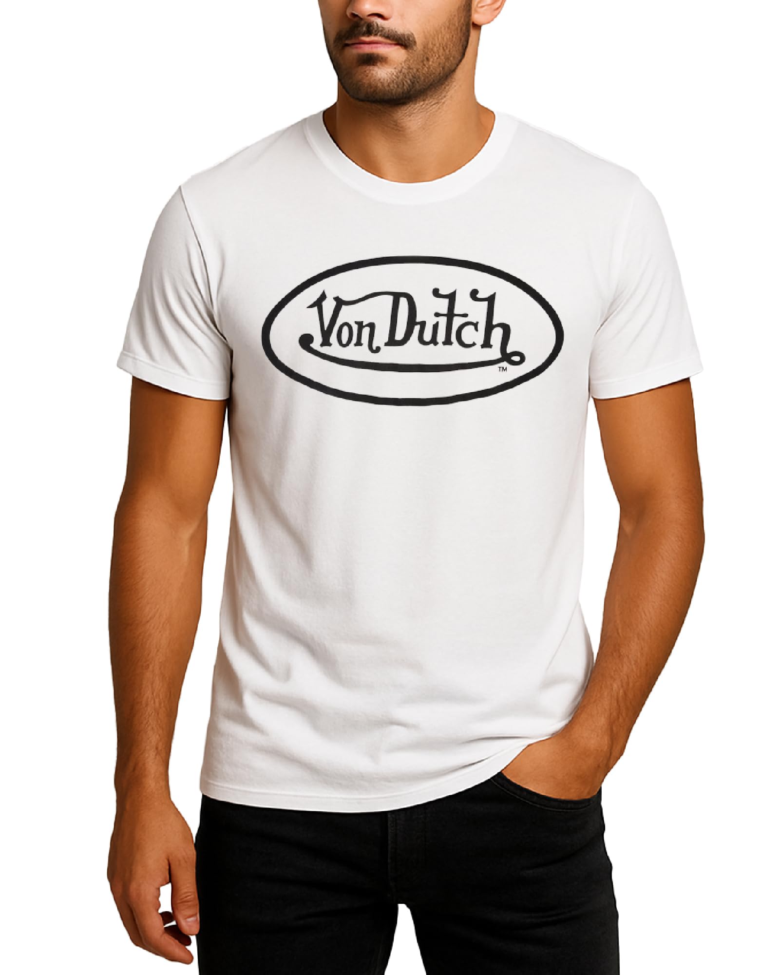 Von Dutch Vintage Graphic Tees for Men and Women - Unisex Y2K Clothes Classic Retro Streetwear Shirts (Sizes: S-XL)