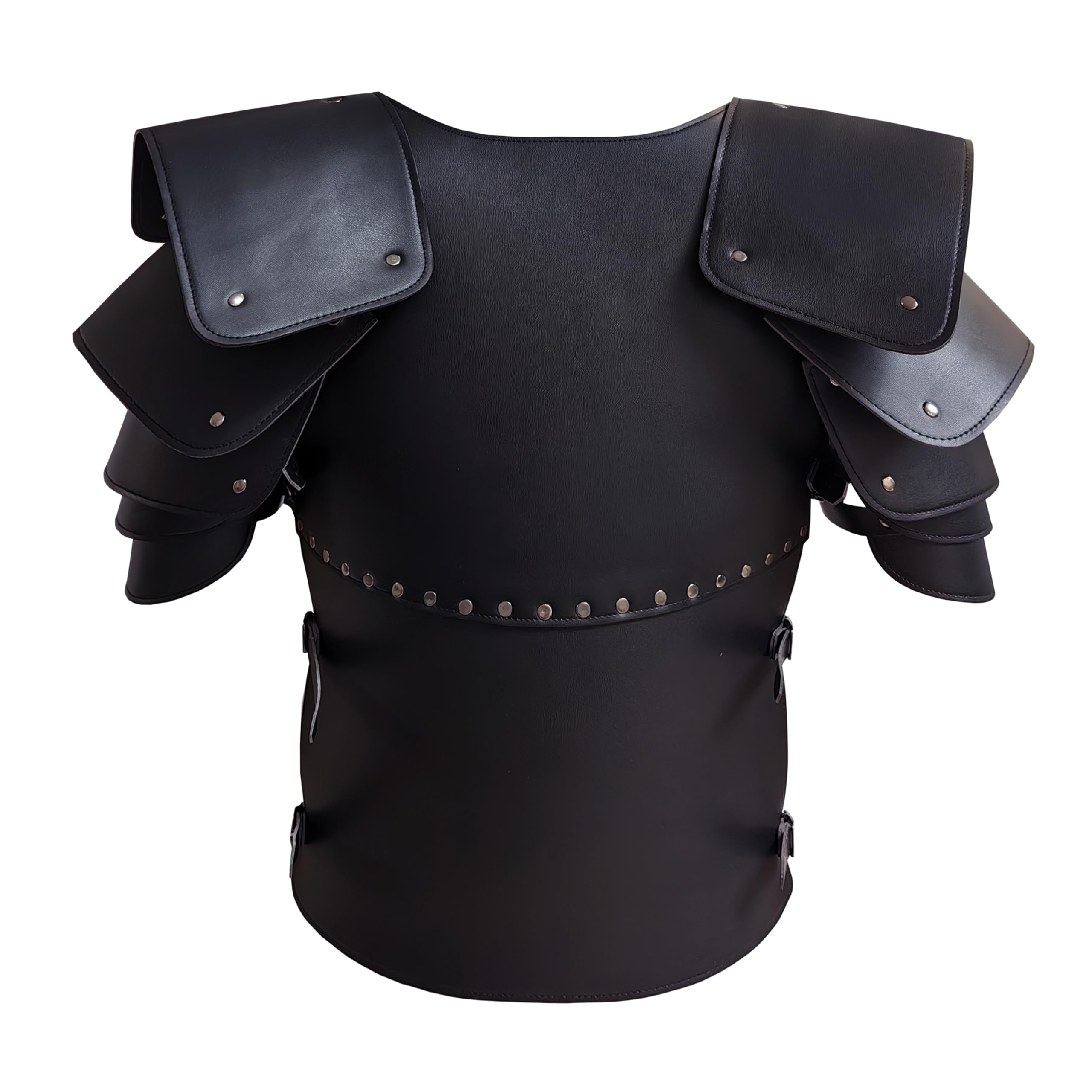 Deluxe Medieval Chest Armor Viking Warrior Adjustable Leather Armour Breastplate Costume for LARP Party Halloween Cosplay