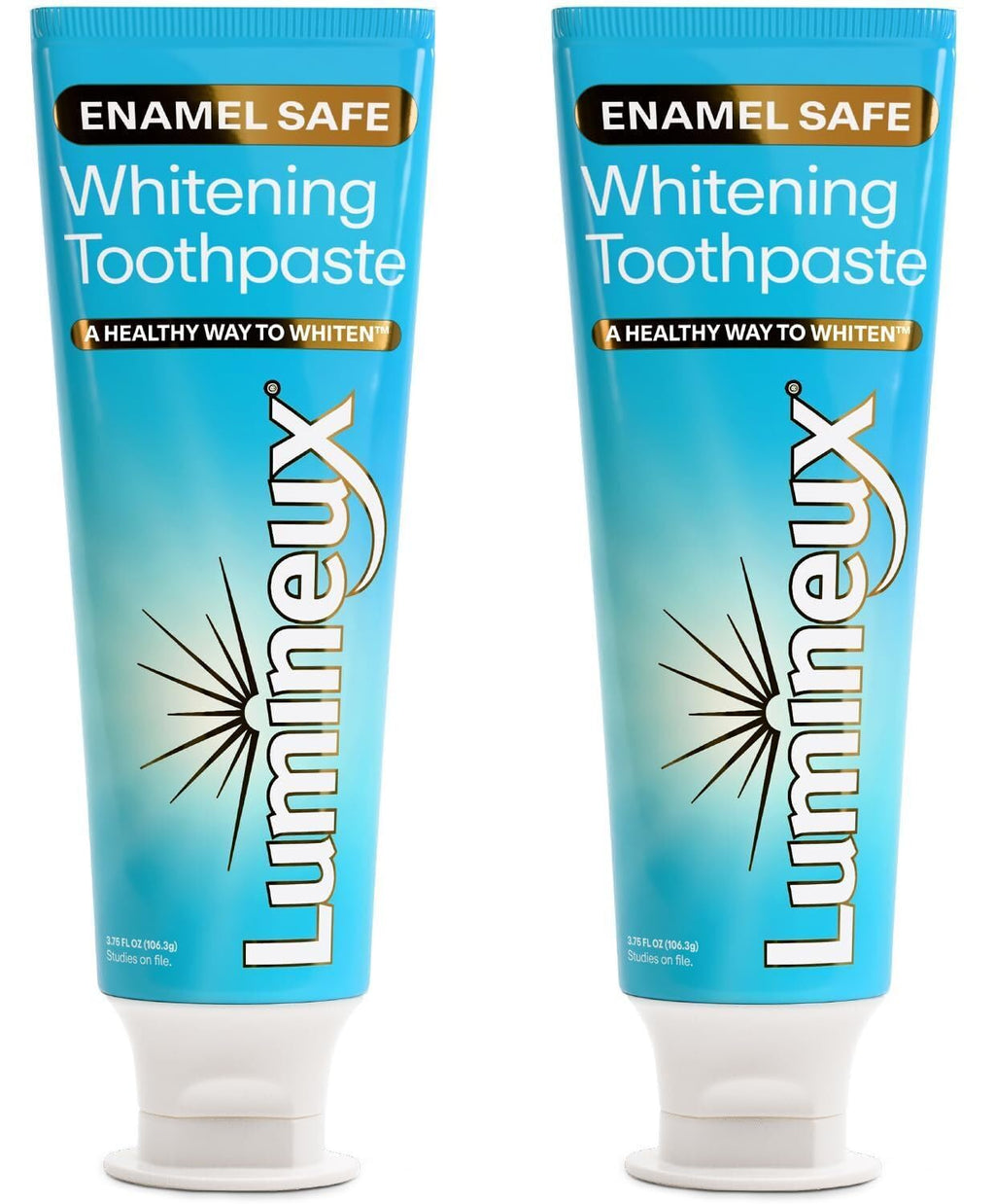 Lumineux Teeth Whitening Toothpaste - Peroxide Free, Enamel Safe for Sensitive Whiter Teeth - Fluoride Free, No Alcohol, Artificial Colors, SLS Free Dentist Formulated - 3.75 Oz