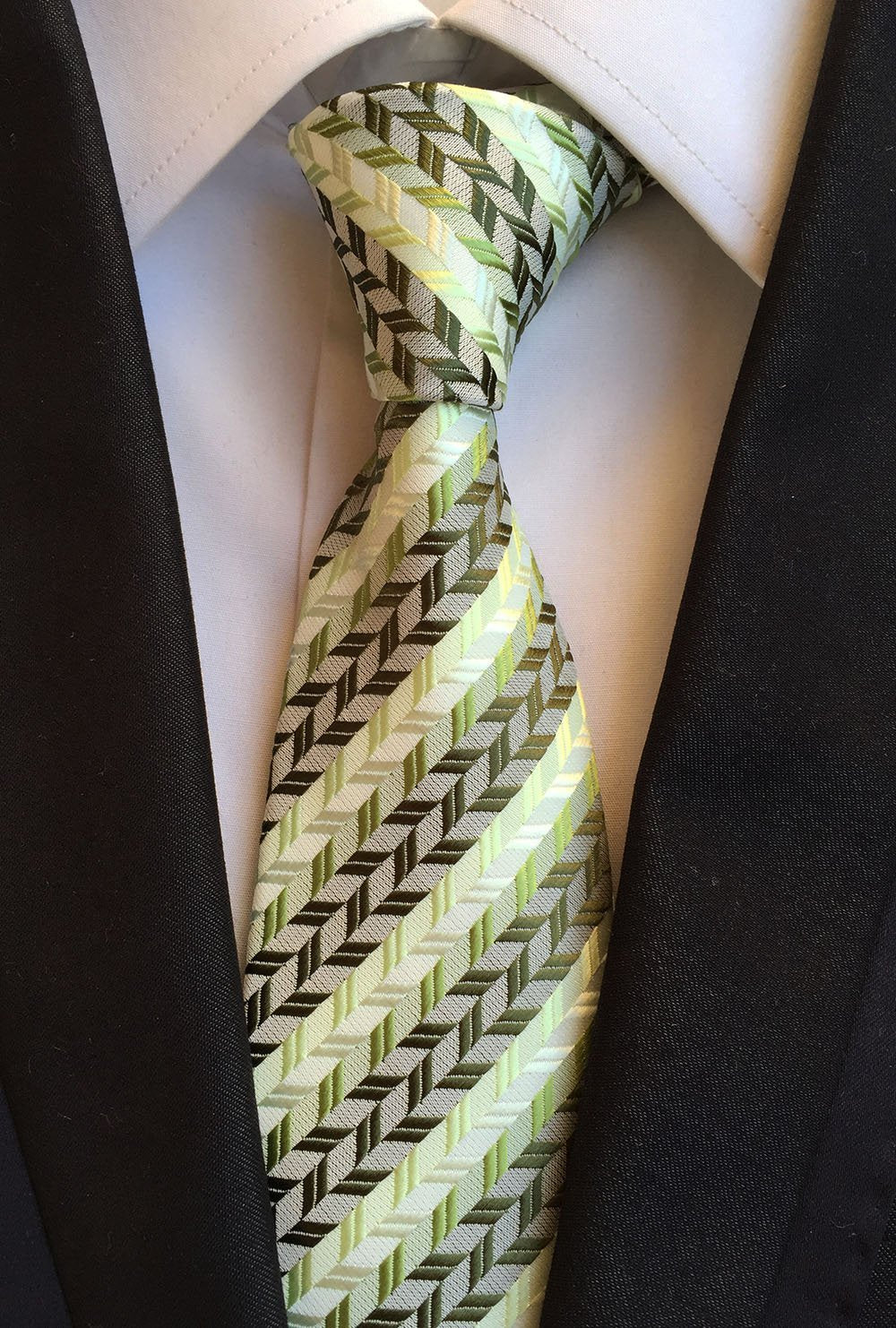 WeiShang Lot 6 PCS Classic Men's Silk Tie Necktie Woven JACQUARD Neck Ties