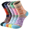 Clothirily Wool Socks for Women, Vintage Womens Wool Socks, Winter Warm Boot Sock for Women Men, Thick Winter Cozy Sock