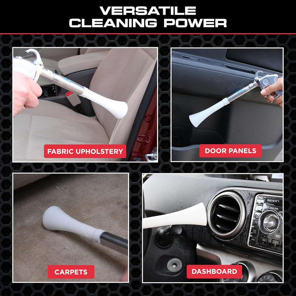 Tornador Z-014 Air Blow Out Tool | High-Performance Air Blower for Fast Car Detailing | Quickly Cleans & Dries Hard-to-Reach Areas | Essential Tool for Professionals