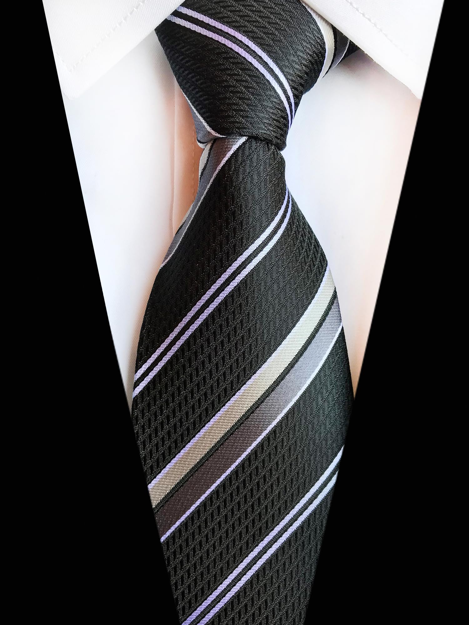 WeiShang Lot 6 PCS Classic Men's Silk Tie Necktie Woven JACQUARD Neck Ties
