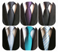 WeiShang Lot 6 PCS Classic Men's Silk Tie Necktie Woven JACQUARD Neck Ties